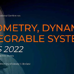 Международная конференция "Geometry, Dynamics, Integrable Systems – GDIS2022" 5